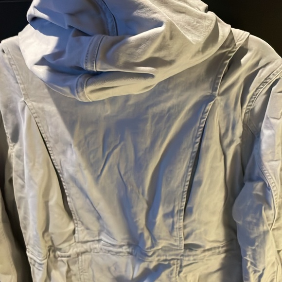 Market & Spruce Women’s Gray Hooded Jacket Size M - Picture 9 of 12